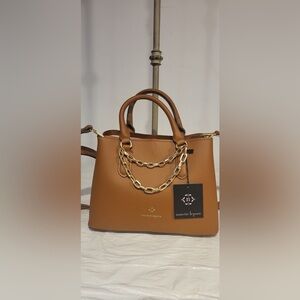 🧧Price Drop....NANETTE LEPORE Valle camel convertible crossbody bag